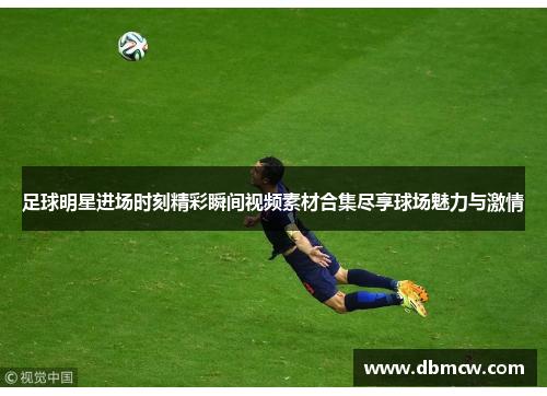 足球明星进场时刻精彩瞬间视频素材合集尽享球场魅力与激情
